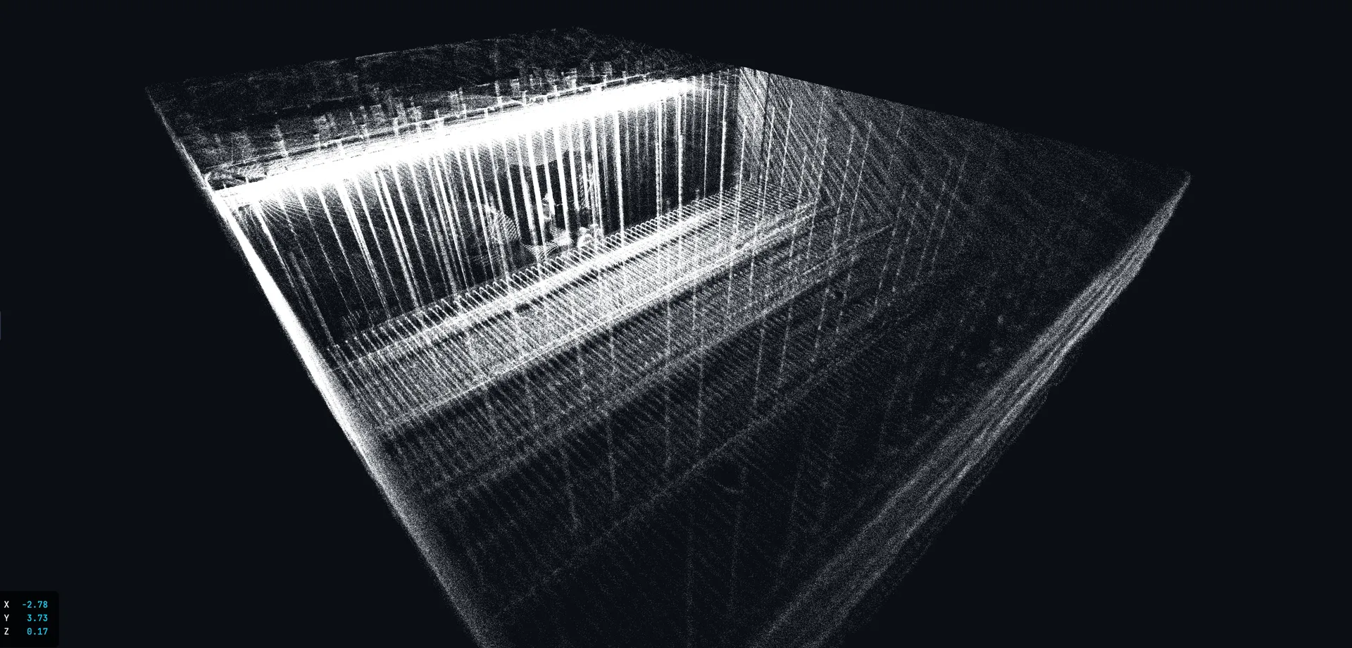 Skan LiDAR 3D ekonomizera elektrowni