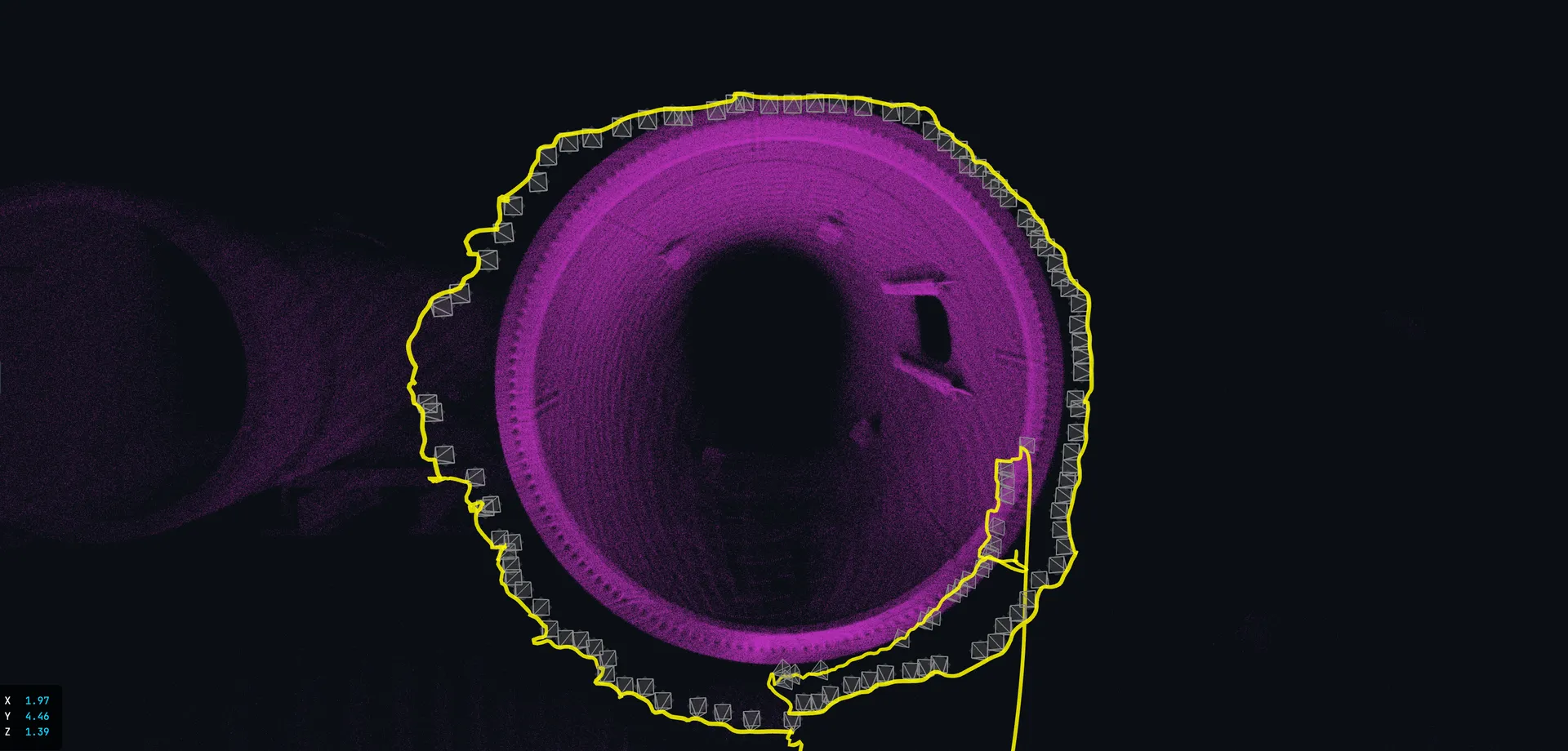 LiDAR 3D-scan af vindm&oslash;lle monopile &ndash; droneinspektion vindenergi