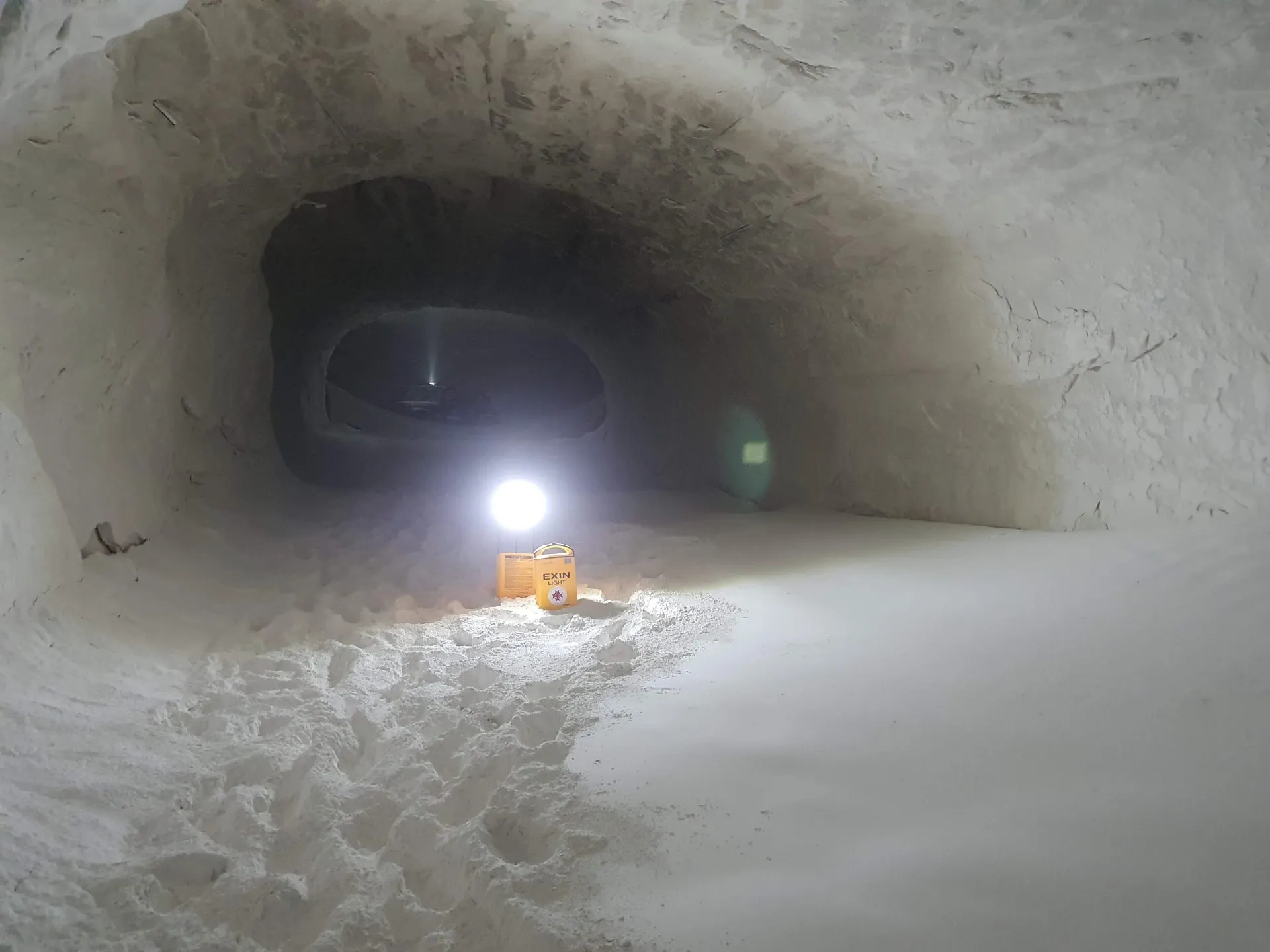 Drone inspection in a mine – Flyability ELIOS 3 in underground shafts and tunnels